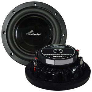 Audiopipe TSFA80 8" Shallow Mount Woofer 300W Max 4 Ohm DVC