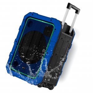 Gemini MPA-2400BLU Portable Bluetooth Party Speaker (Blue)