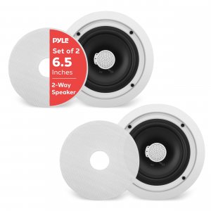 Pyle PDIC60 6.5'' 250 Watt 2 Way In-Ceiling Speaker pair