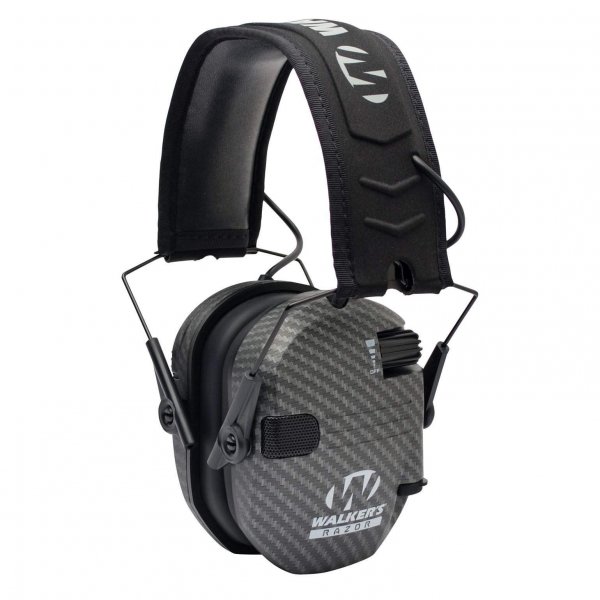 Walker's Game Ear RSEM-CARB Razor Slim Electronic Muff-carbon