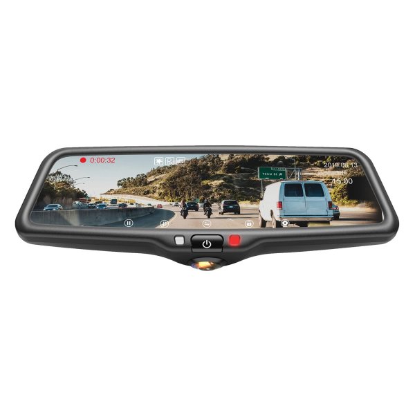 Boyo Vision VTR96M HD Backup Camera/DVR System w/Mirror Monitor/Front/Rear Cams