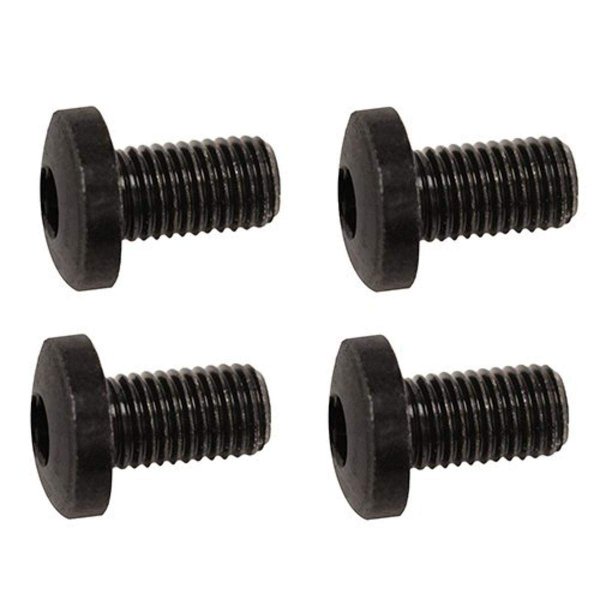 Hogue 45009 Govt  Officers Model Screws 4 Hex Head Black