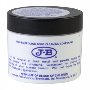 Brownells J-B Non-Embedding Bore Cleaning Compound Gun Barrel Cleaner Solvent Oil-Paste, Gunsmithing Tools Maintenance Cleaning Supplies, 2 oz. (57g) Jar