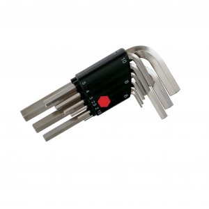 Wiha 35191 9-Piece Metric L-Wrench Set in Plastic Holder