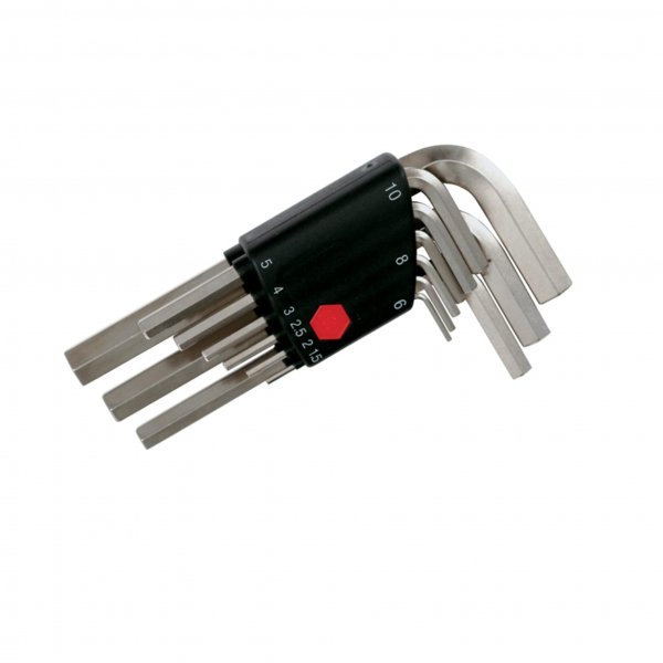 Wiha 35191 9-Piece Metric L-Wrench Set in Plastic Holder