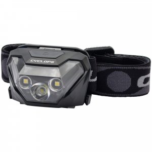 Cyclops HL500 Headlamp | Tactical Durable Lightweight Compact Adjustable Headband Weather Resistant IPX6 Bright LED 500 Lumen Head Flashlight | AAA Batteries Included