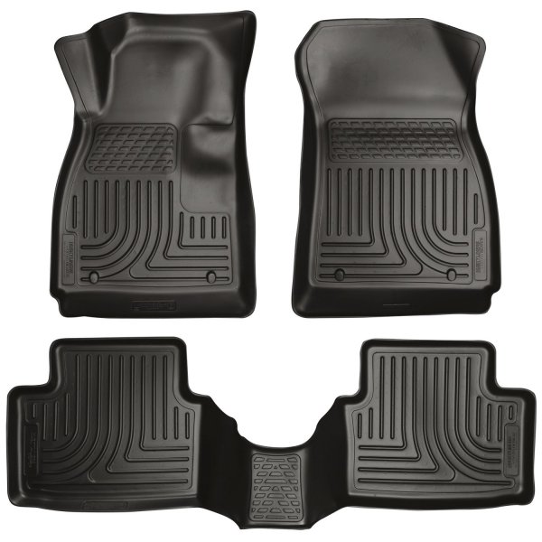 Husky 99101 Front/2nd Seat Floor Liners (Footwell Coverage) For 14-2020 Impala