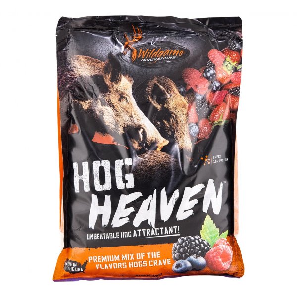 WILDGAME Innovations Hog Heaven 5lb Hunting Attractant | Long-Lasting Powerful Effective Ready-to-Use Nutritious Berry-Flavored Granular Hog Feed