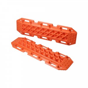 Maxsa 20333 ESCAPER BUDDY ORANGE TRACTION MATS- SET OF 2