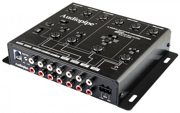 Audiopipe 4 Way Crossover 6 ch. Input 8 ch. Output