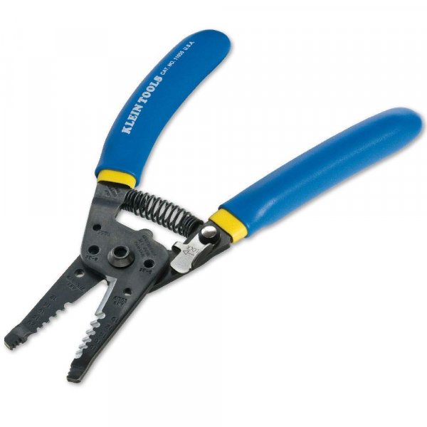 Klein Tools 11055EP Wire Cutter and Stripper, Made in USA, Stranded and Solid Wire Cutter, Cuts Copper