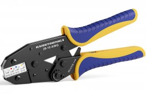 haisstronica Crimping Tool for Heat Shrink Connectors, AWG 26-10, HS-8327