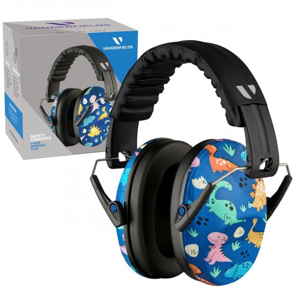 Vanderfields Hearing Protection Ear Muffs - Over 31 dB (2K Hz) Broad Noise Cancelling Sound Reduction Earmuffs for Kids 3-12