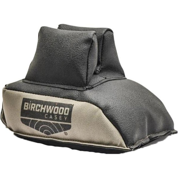 BIRCHWOOD CASEY Universal Shooting Rear Bag - Durable Portable Filled Rest Bag - Works with Most Front Rests