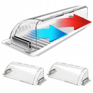 SKSFLY Air Vent Deflectors, Adjustable Magnetic, 9-15 Inches, 2 Pack