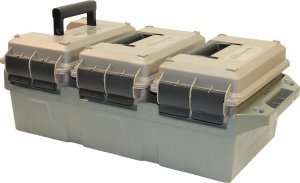 MTM AC3C 50 Cal 3-Can Ammo Crate (Dark earth cans/Army Green Crate)