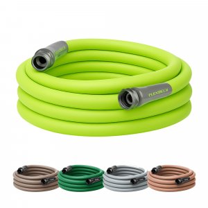 Flexzilla HFZG525YW Garden Hose 5/8In X 25Ft 3/4In   11 1/2 Ght Fittings