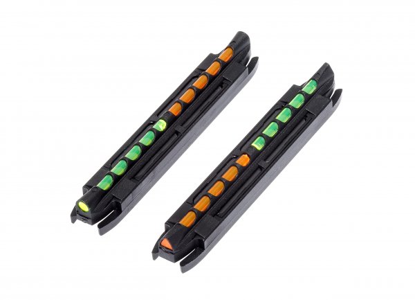 HIVIZ Model 200 Two-In-One Magnetic Base Rib Shotgun Sight Green and Orange, One Size