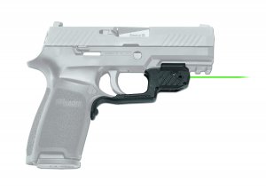 Crimson Trace LG420G Laserguard for Sig Sauer P320, M17, M18, Green Laser
