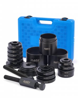 Orion Motor Tech Wheel Bearing Press Kit for Front Wheel Drive Bearing Removal & Installation, 24pc Wheel Bearing Puller Tool Set with Sliding Screws Universal Bushings Sleeves