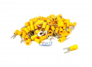XSCORPION ST8Y Spade Terminals #8 10/12ga. Yellow (100 pack)