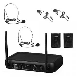 Pyle PDWM2145 VHF Fixed-Frequency Wireless Microphone System