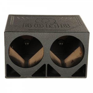 Qpower QBOMB12TB Dual 12" Woofer Box "Q Bomb" Turbo Ported