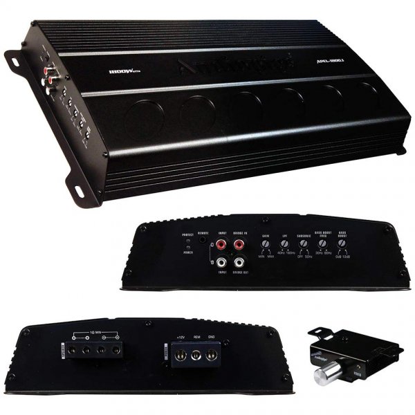 Audiopipe APEL18001 Mono Block Amplifier, 1800 Watts