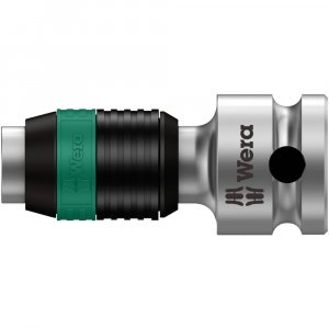 WERA 8784 B1 Zyklop Bit Adaptor 3/8in Square Drive to 1/4in Hex Bits