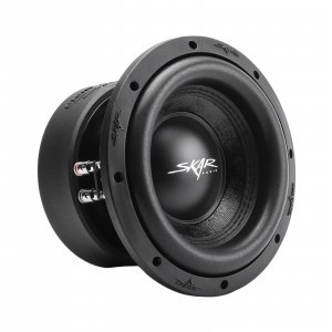 Skar Audio SVR-8 D4 8" 800 Watt Max Power Dual 4 Ohm Car Subwoofer, 8" - Dual 4 Ohm