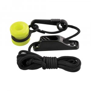 Scotty #3025 Downrigger Weight Retriever w/ Snap, Fairlead Cleat & 78-Inches of Cord , BLACK