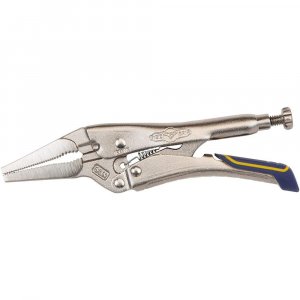 IRWIN VISE-GRIP Locking Pliers, Fast Release, Long Nose with Wire Cutter, 6-Inch (IRHT82583)
