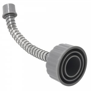 A/C Drain Lines Cleaner Tool in Wet Vac Attachment To Unclog And Evacuate