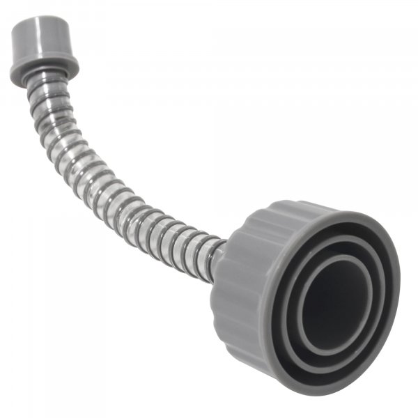 A/C Drain Lines Cleaner Tool in Wet Vac Attachment To Unclog And Evacuate