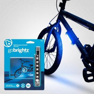 Brightz GoBrightz Blue LED Bike Lights for Night Riding, Frame Light Bar