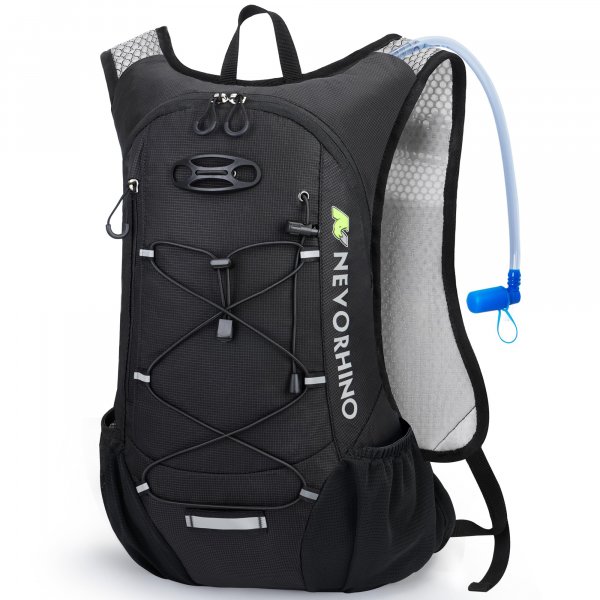 Lightweight Hydration Backpack, Running Backpack with 2L Water Bladder
