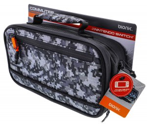 Bionik BNK-9030 Commuter Tactile Bag for Nintendo Switch & Accessories