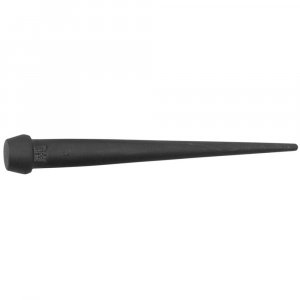 Klein Tools 3256 Broad-Head Bull Pin Made of Forged, Made in USA, Heat-Treaded Steel with Black Finish, 1-1/16-Inch
