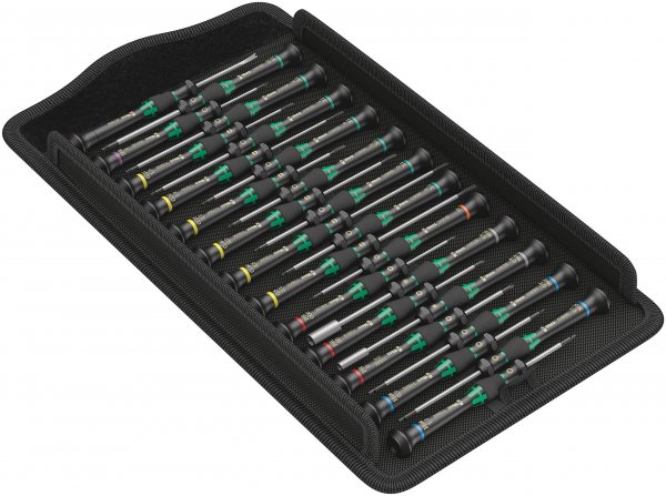 Wera 05134000001 Kraftform Micro Big Pack 1 Screwdriver Set for Electronic 25 pc