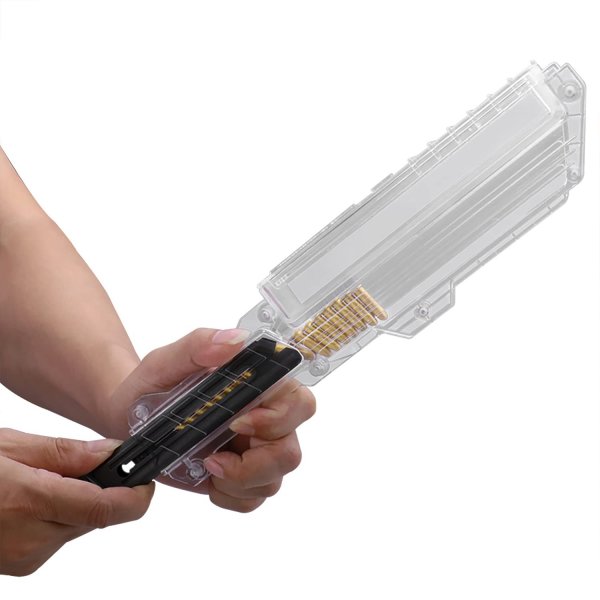 Ludex .22 Magazine Speed Loader for Ruger Mark II/III/IV/Hunter and 22/45,Browning Buckmark,Colt Woodsman and Stoeger Luger-Transparent
