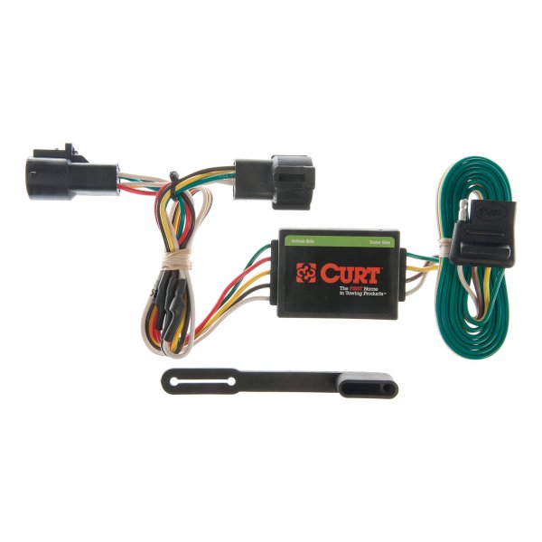 CURT 55325 Vehicle-Side Custom 4-Pin Trailer Wiring Harness for Select Ford Ranger, Mazda B2300, B3000, B4000