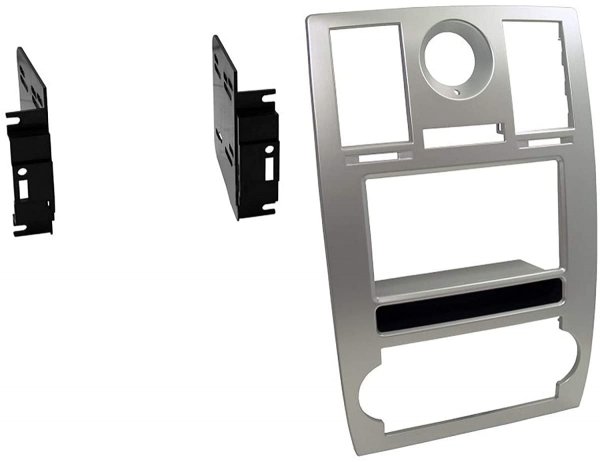 American International CDK637S Double Din Kit For 2005-07 Chrysler 300 (Silver)
