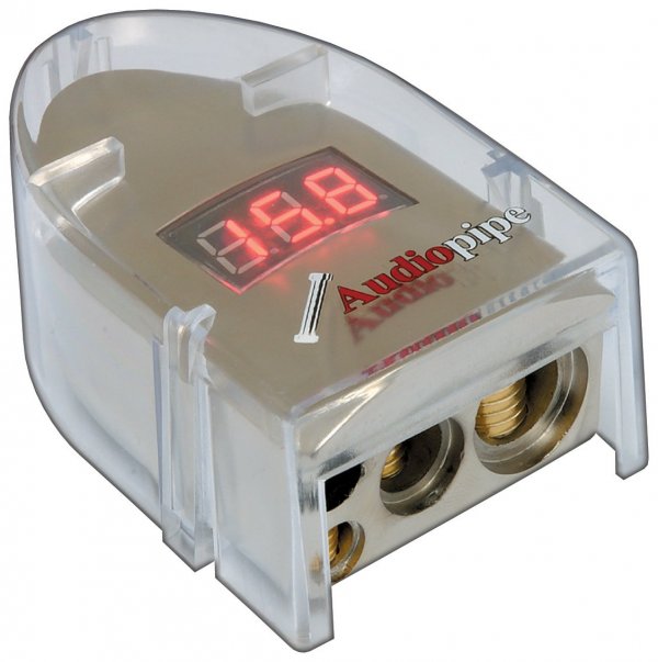 Audiopipe BTD800P Battery Terminal 4 Outputs with Digital Display