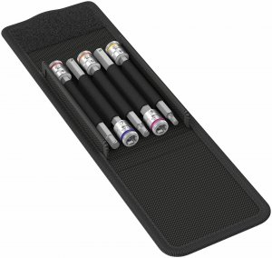 Wera 05003345001 Zyklop 1/4" Drive Long Hex-Plus Bit Set (5 Piece Set)