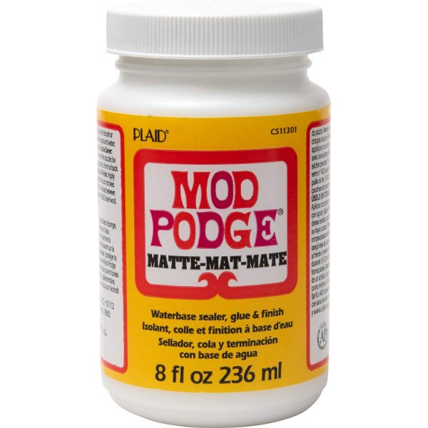 Mod Podge Waterbase Sealer, 8 oz (Pack of 3) Matte Finish, WMCS11301CAA