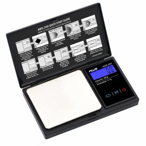 AWS Signature Series Black AWS-250-BLK Digital Pocket Scale 250 by 0.1 G
