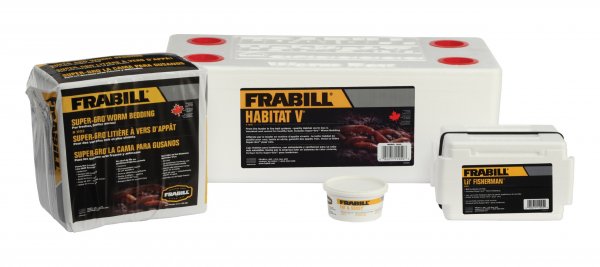 Frabill 1051F Habitat V Deluxe Worm Storage Kit