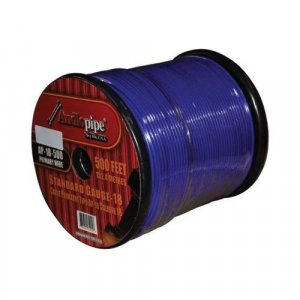 Audiopipe AP18500BL 500' Foot 18 Gauge Blue Primary Wire