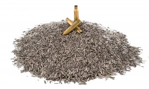 Frankford Arsenal 2 lb Stainless Steel Tumbling Media Pins for Cleaning and Reloading, silver