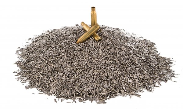 Frankford Arsenal 2 lb Stainless Steel Tumbling Media Pins for Cleaning and Reloading, silver